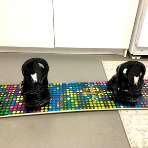 Burton Snowboard and bindings